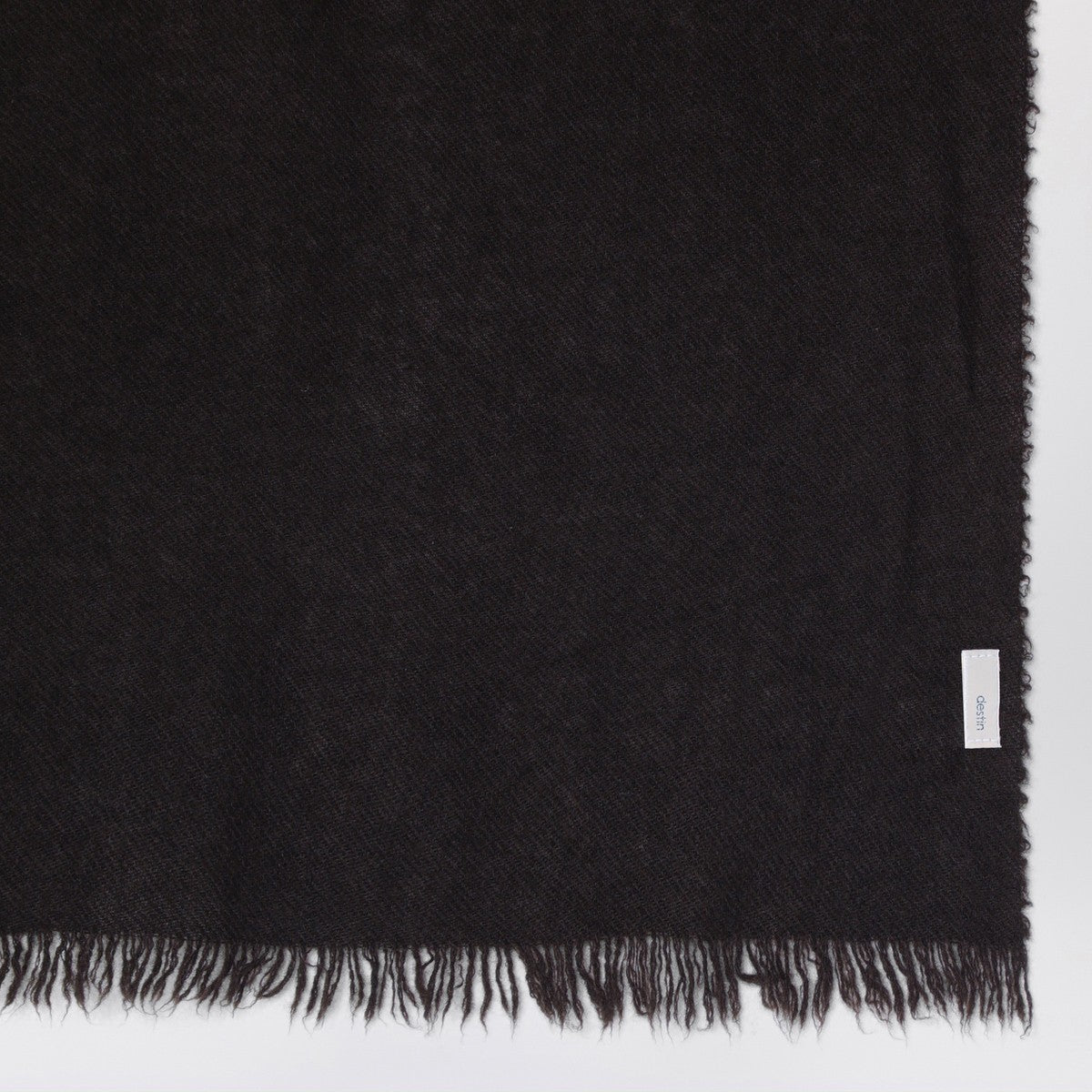 Destin Ebony brown cashmere scarf