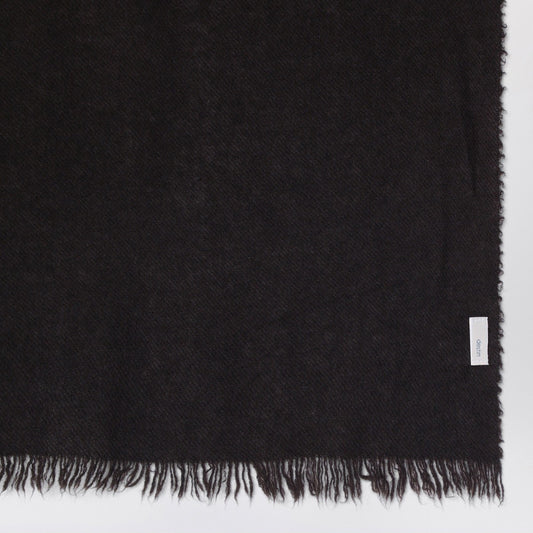 Destin Ebony brown cashmere scarf