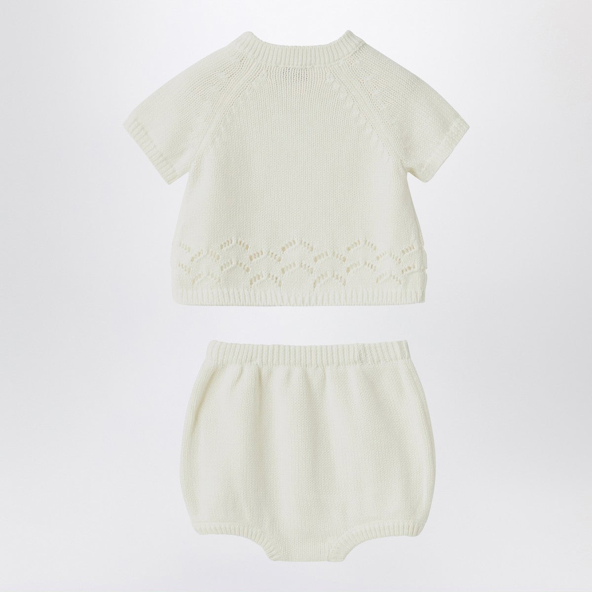 Il Gufo White milk set in organic cotton