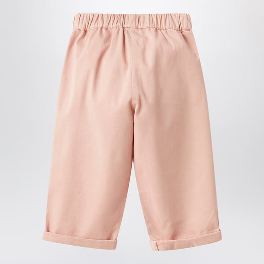 Il Gufo Pink cotton pants