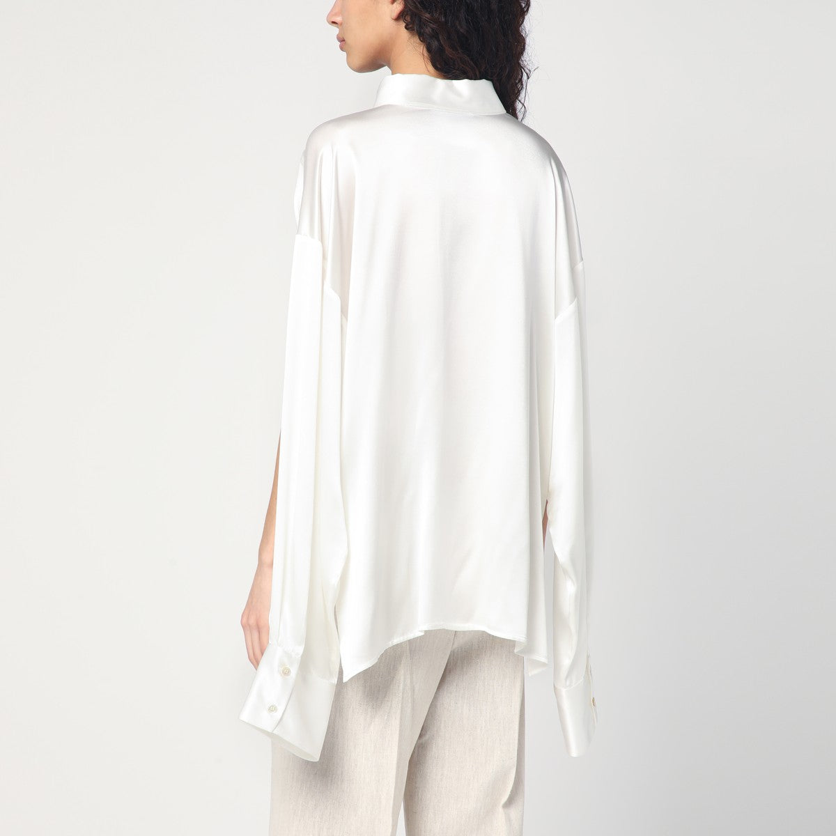 Erika Cavallini White silk shirt