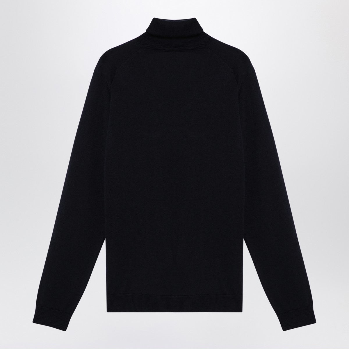 Roberto Collina Navy merino wool turtleneck sweater