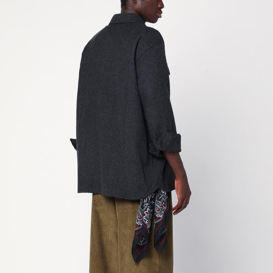 Destin Dark gray wool shirt