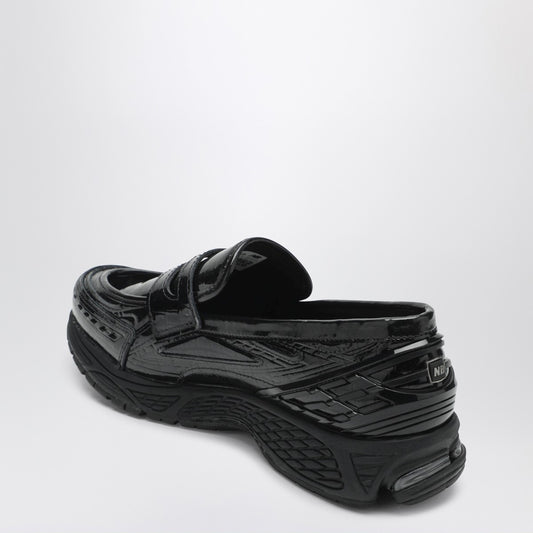 New Balance 1906L patent leather loafer-style black sneakers