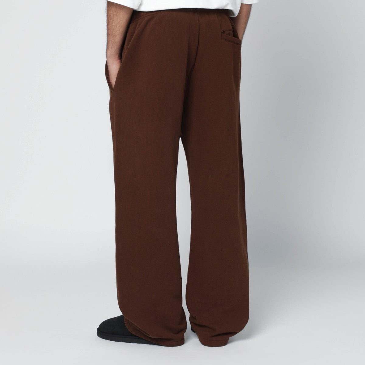Entire Studios Dark brown cotton joggers