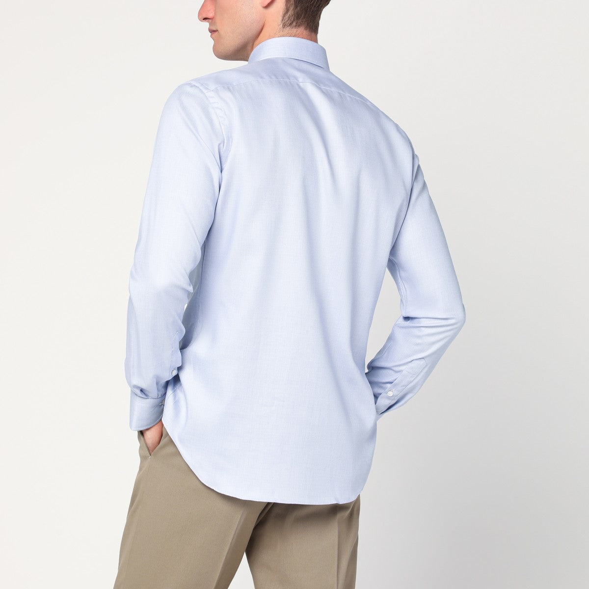 XACUS Light blue Travel cotton shirt