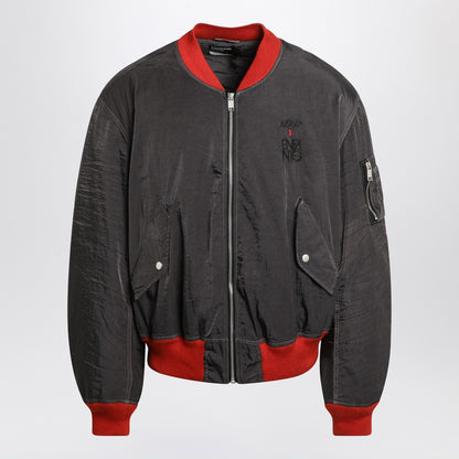 Enfants Riches Déprimés Erotica grey/red nylon bomber