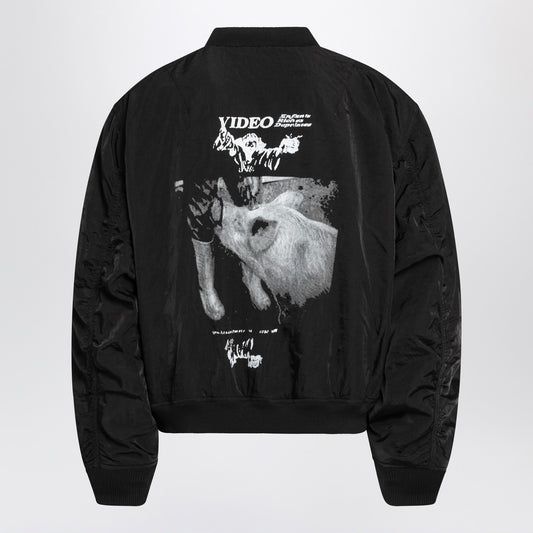 Enfants Riches Déprimés Enfants Video bomber jacket with zip in black