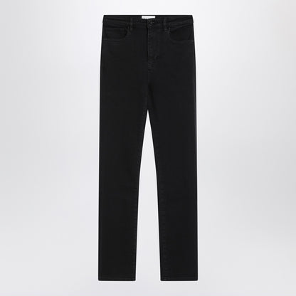 Frame Black straight-leg jeans The Pencil