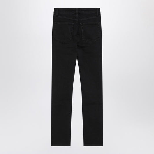 Frame Black straight-leg jeans The Pencil