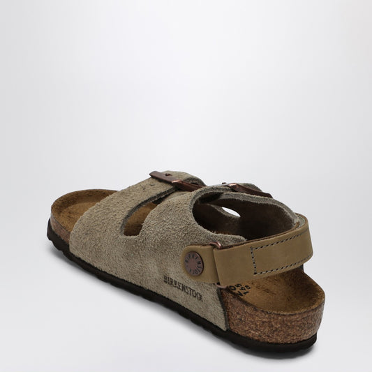 Birkenstock Milano taupe suede sandal