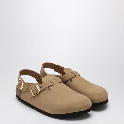 Birkenstock Sand coloured suede Tokyo slipper
