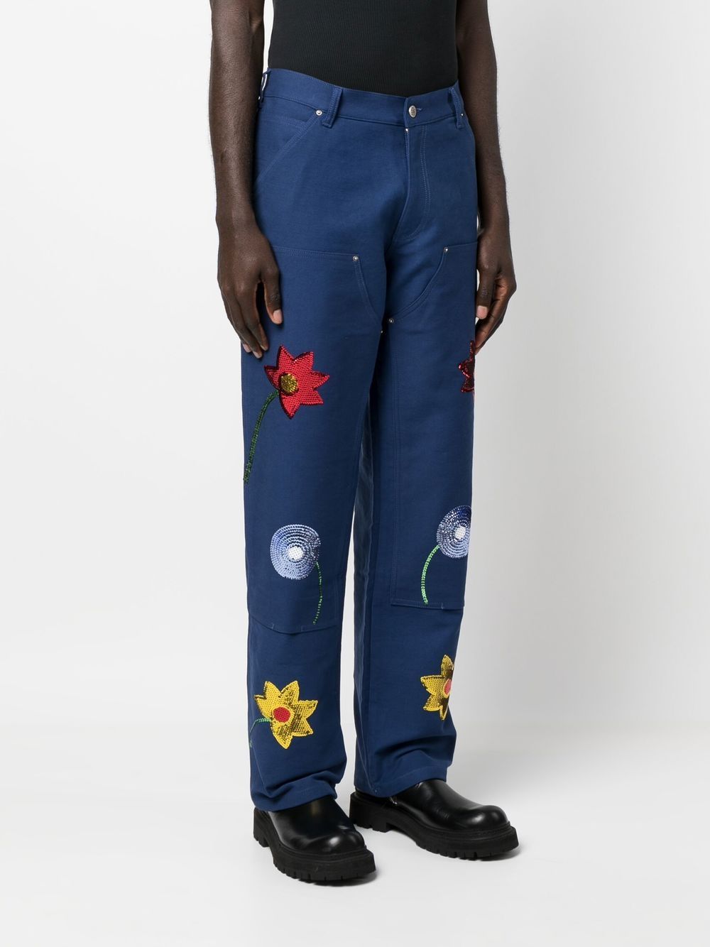 جينز سكاي هاي FARM WORKWEAR أزرق