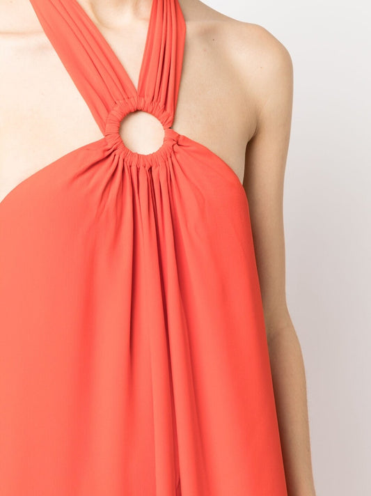 فساتين إريكا كافاليني شبه مصممة (أحمر)