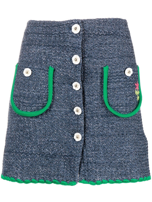 تنورة كورميو زرقاء