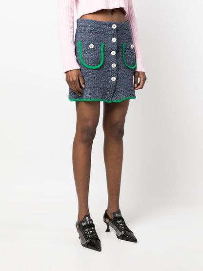 تنورة كورميو زرقاء