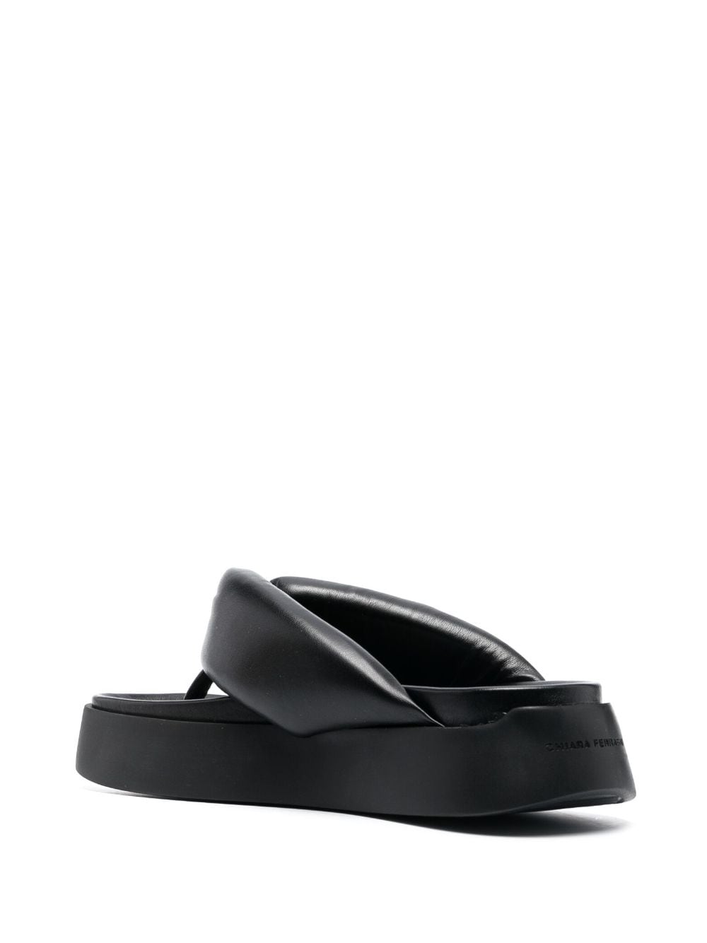 أحذية كيارا فيرانيغي الصيفية السوداء