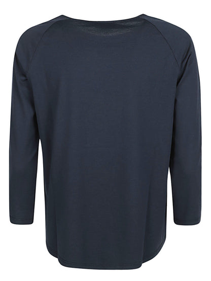 بلوفرات أساسية زرقاء