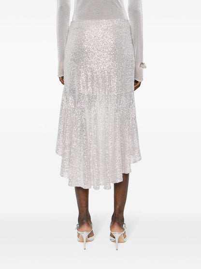 تنورة إيرو فضية