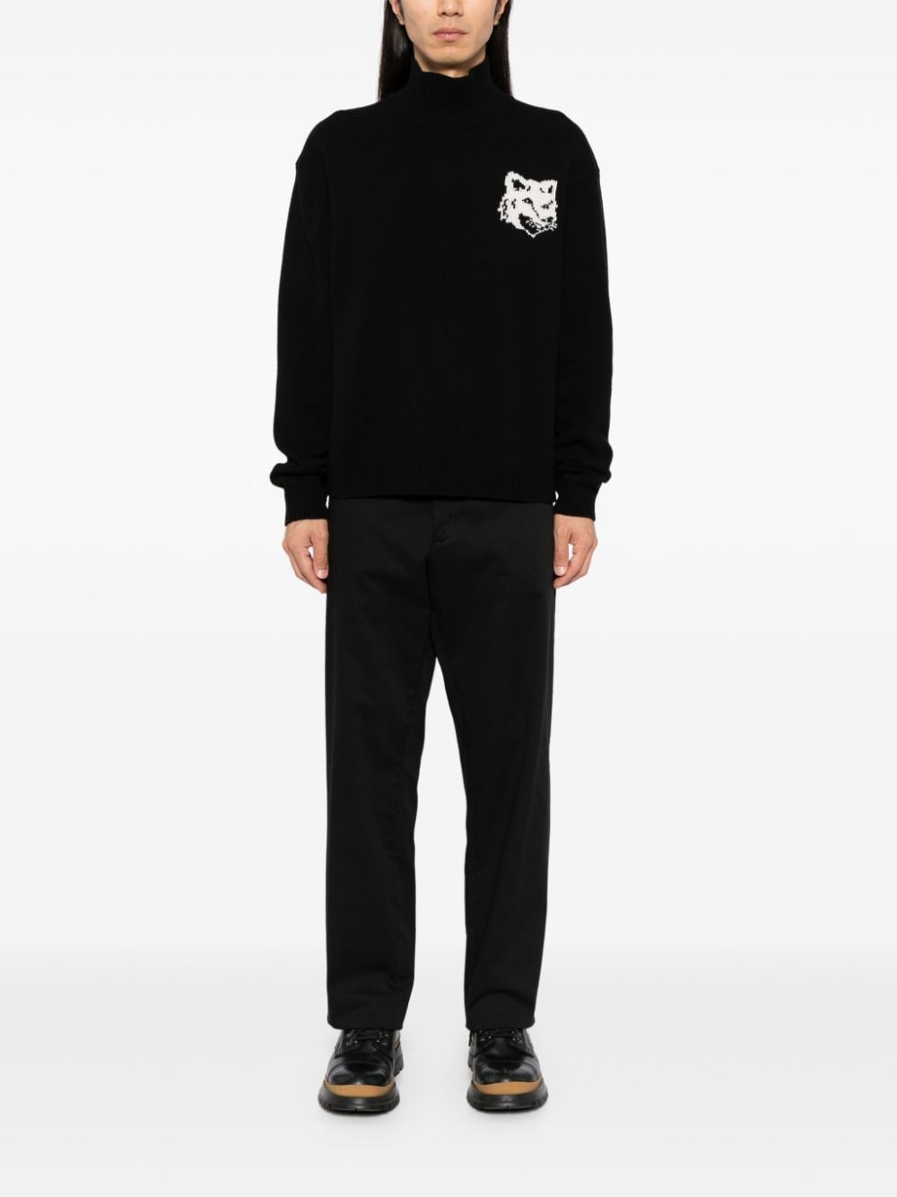 بلوفرات مايزون كيتسونيه MAISON KITSUNE' سوداء