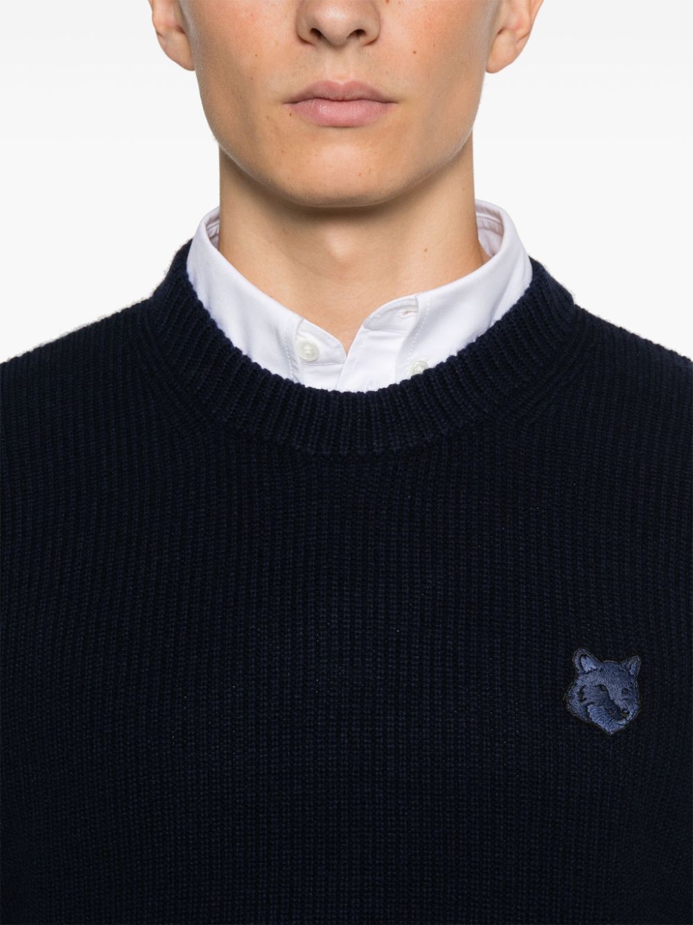 بلوفرات مايزون كيتسونيه MAISON KITSUNE' زرقاء
