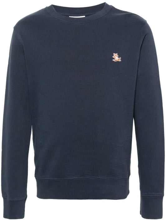 بلوفرات مايزون كيتسونيه MAISON KITSUNE' زرقاء
