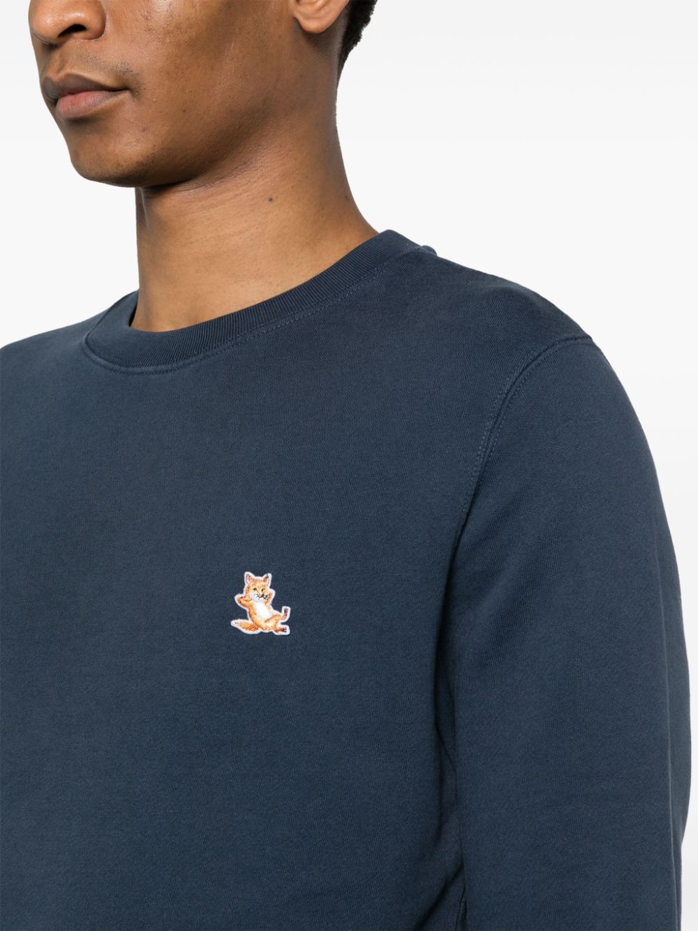 بلوفرات مايزون كيتسونيه MAISON KITSUNE' زرقاء