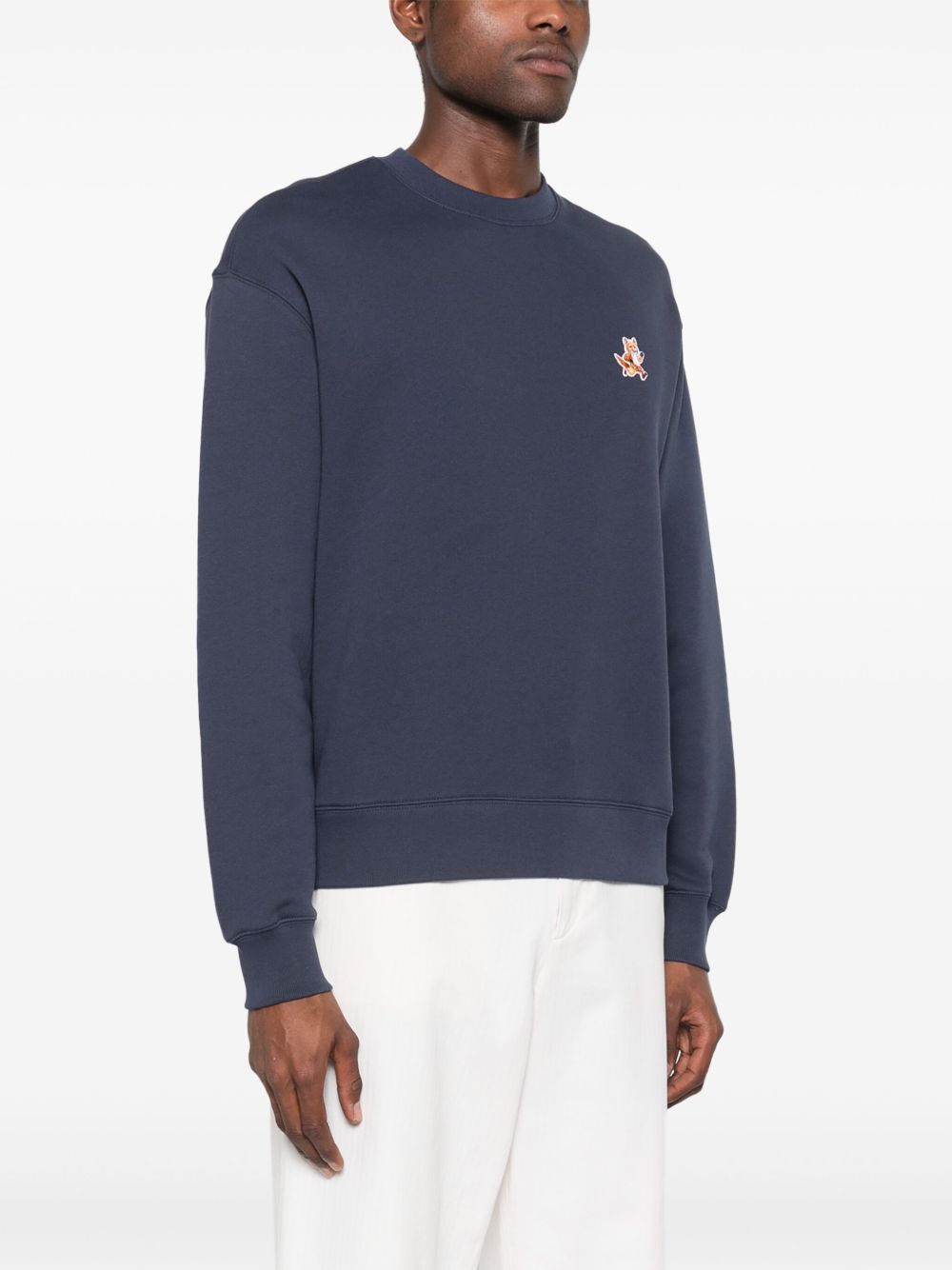 تيشيرت قطني من Maison Kitsuné مزين بنقشة ثعلب من Maison Kitsune
