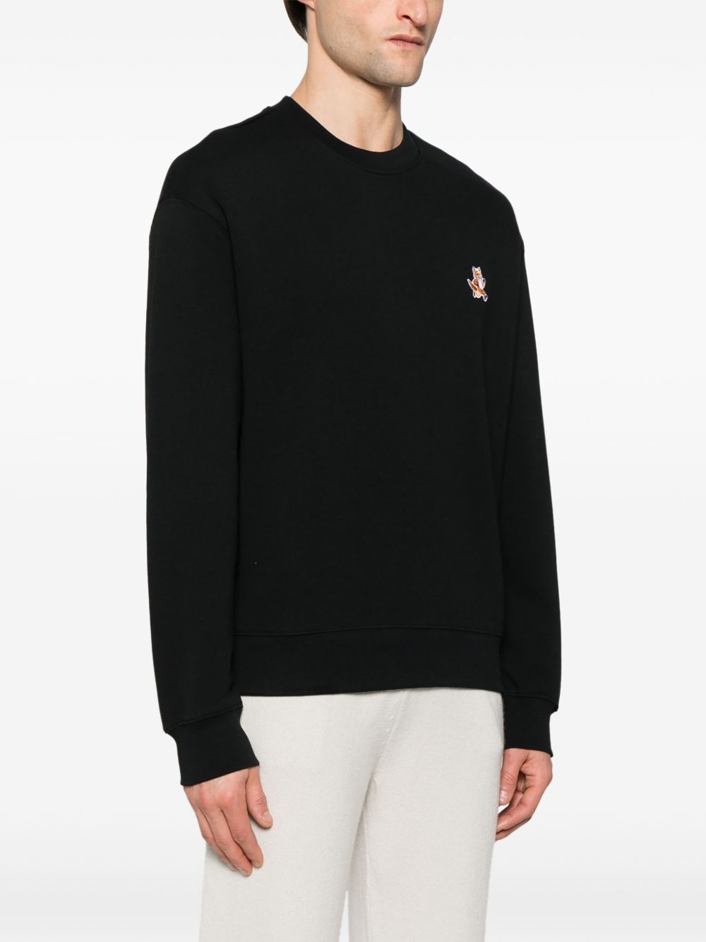 بلوز رياضي مريح من Maison Kitsuné مزود بتطريز سريع الفأر من Maison Kitsune