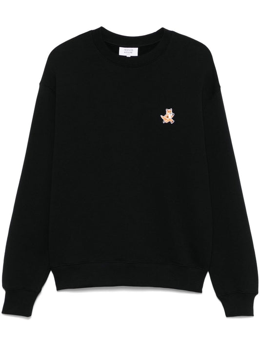 بلوز رياضي مريح من Maison Kitsuné مزود بتطريز سريع الفأر من Maison Kitsune