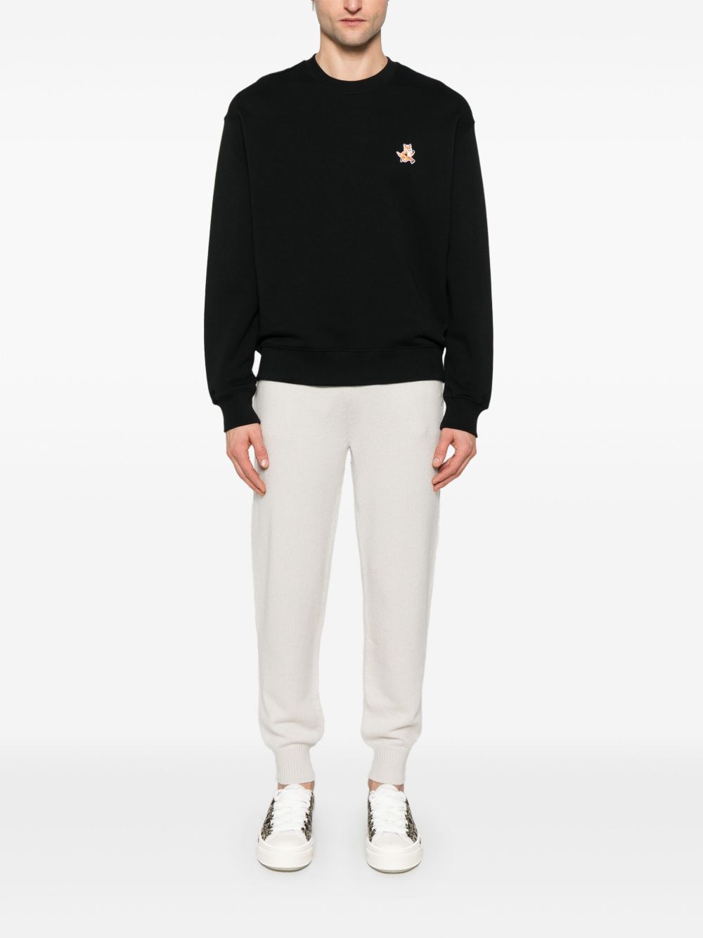 بلوز رياضي مريح من Maison Kitsuné مزود بتطريز سريع الفأر من Maison Kitsune