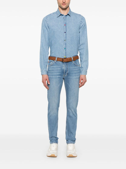 PS By Paul Smith Shirts Clear Blue