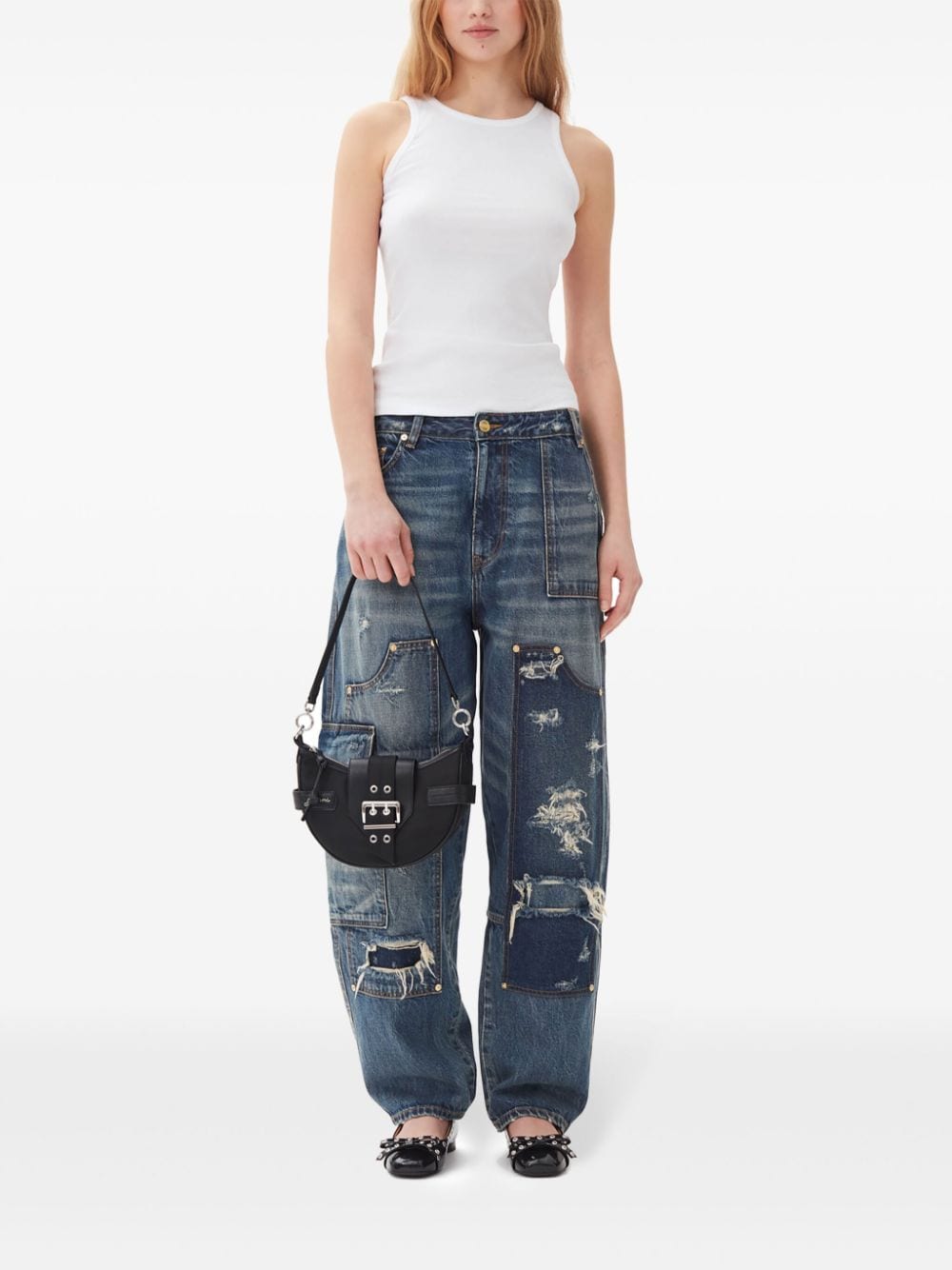 حقيبة الكتف الصغيرة "باكي" من غاني.