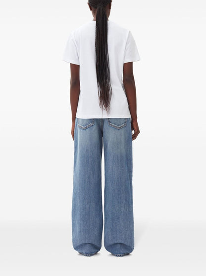 تيشيرتات وقمصان بولو GANNI بيضاء