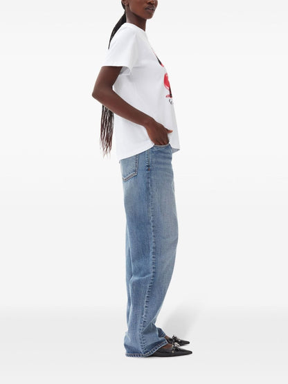 تيشيرتات وقمصان بولو GANNI بيضاء