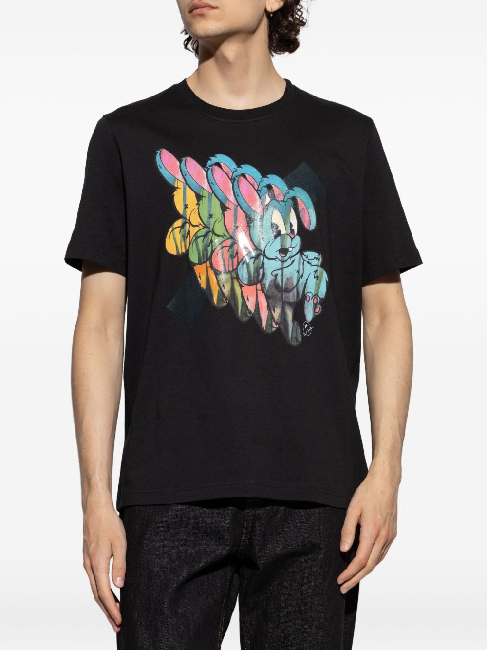 تيشيرتات وبولو PS By Paul Smith باللون الأسود