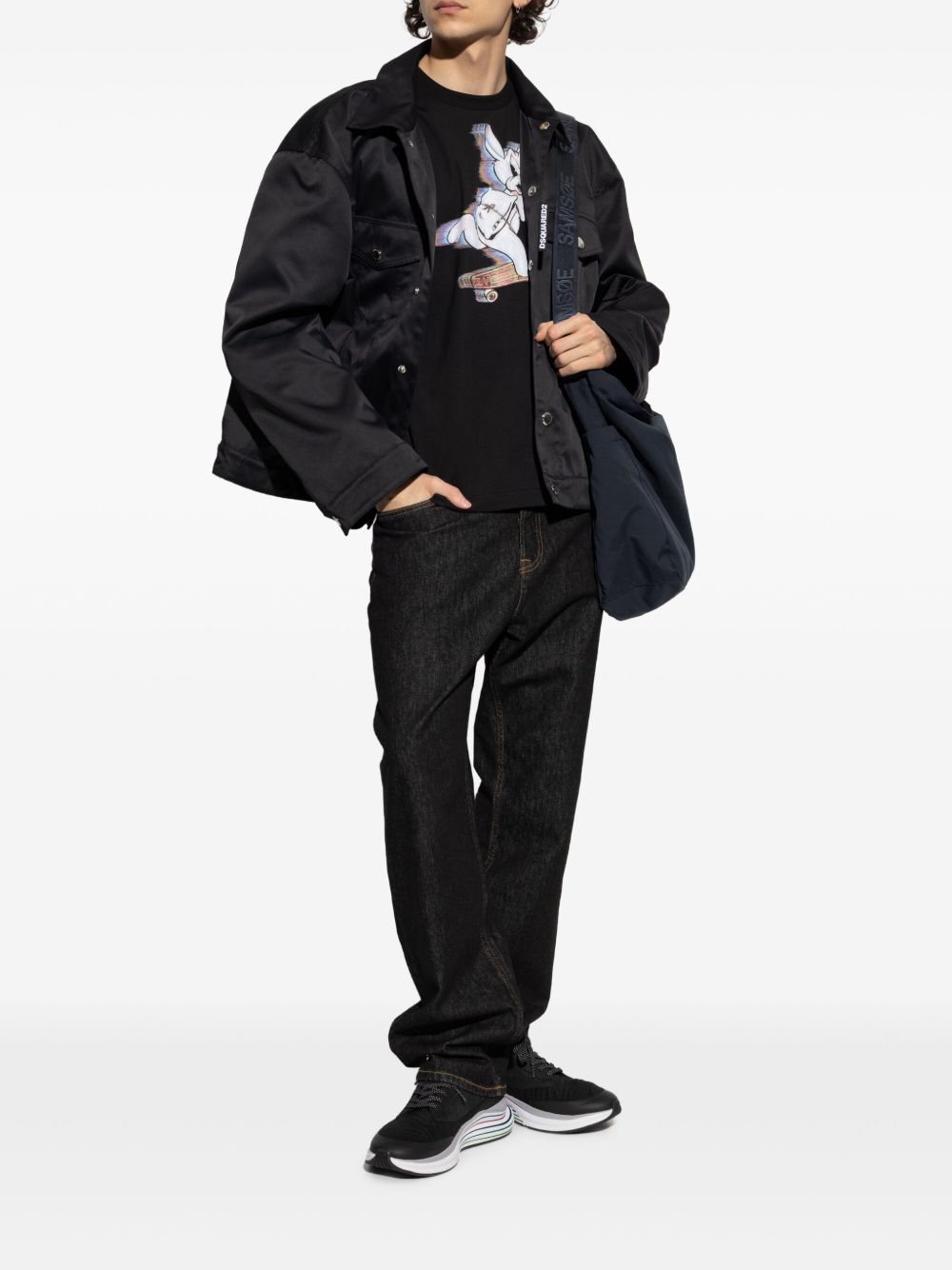 تيشيرتات وبولو PS By Paul Smith باللون الأسود