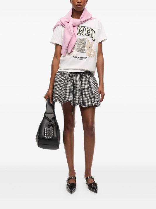 تيشيرتات وقمصان بولو GANNI بيضاء