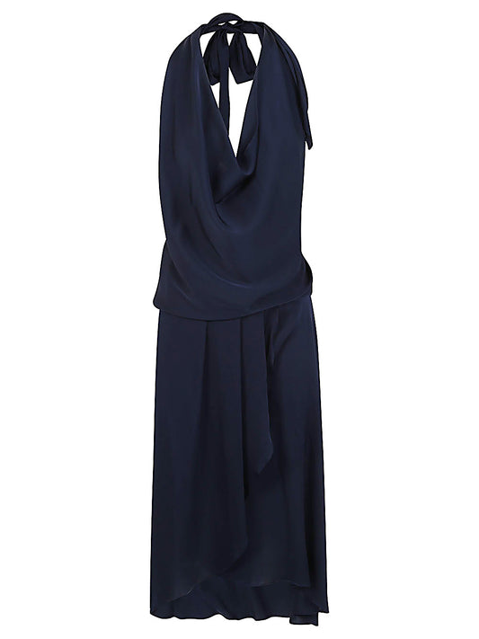 فستان SILK95FIVE أزرق