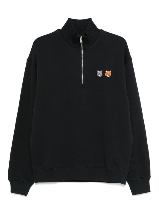 ميشون كيتسون MAISON KITSUNE' سترات محبوكة رمادية
