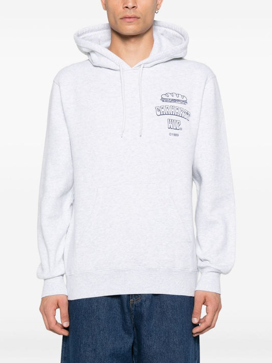 كارhart WIP PRE سترات محبوكة رمادي فاتح