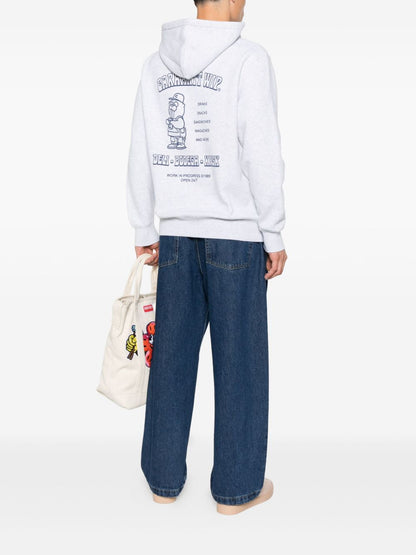 كارhart WIP PRE سترات محبوكة رمادي فاتح