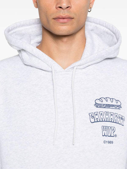 كارhart WIP PRE سترات محبوكة رمادي فاتح