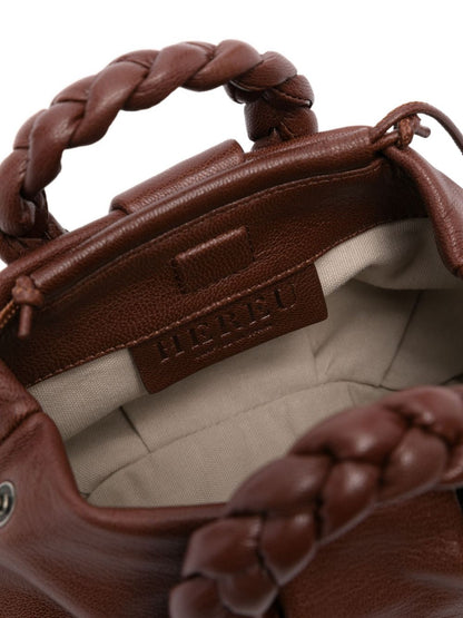 حقيبة يد هيريو بومبون ذات المقبض المجدول