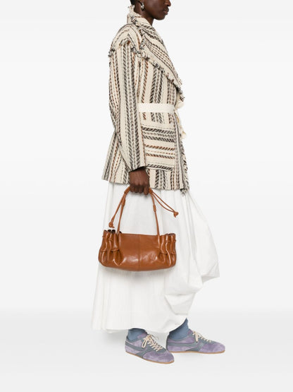 Hereu Pleated Shoulder Bag