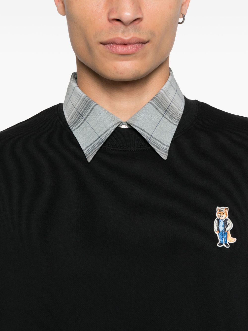 تيشيرت قطني مزين برأس الثعلب من Maison Kitsuné