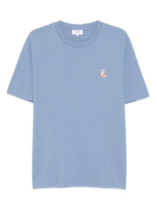 تيشيرتات وبولو من MAISON KITSUNE' باللون الأزرق الفاتح