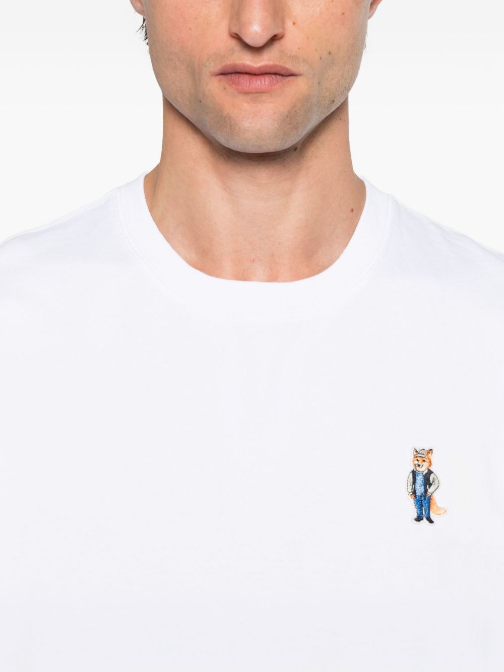تيشيرتات وقمصان بولو من Maison Kitsuné MAISON KITSUNE' بيضاء