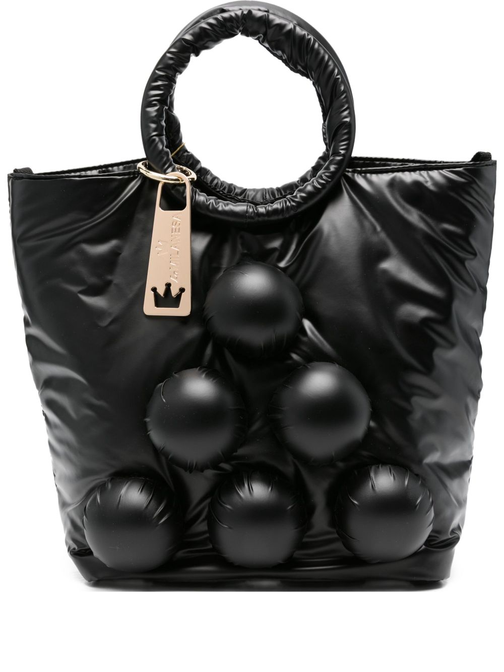 حقيبة يد La Milanesa Klodiana ذات التفاصيل الدائرية المبطنة