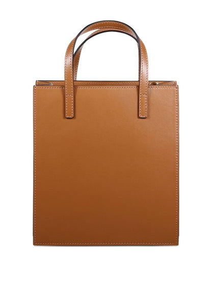 حقيبة يد صغيرة من الجلد مزودة بغطاء من HIDESINS